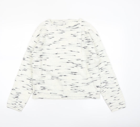 Marks and Spencer Women's Ivory Knit Pullover Jumper S