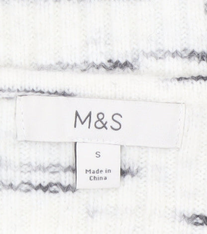 Marks and Spencer Women's Ivory Knit Pullover Jumper S