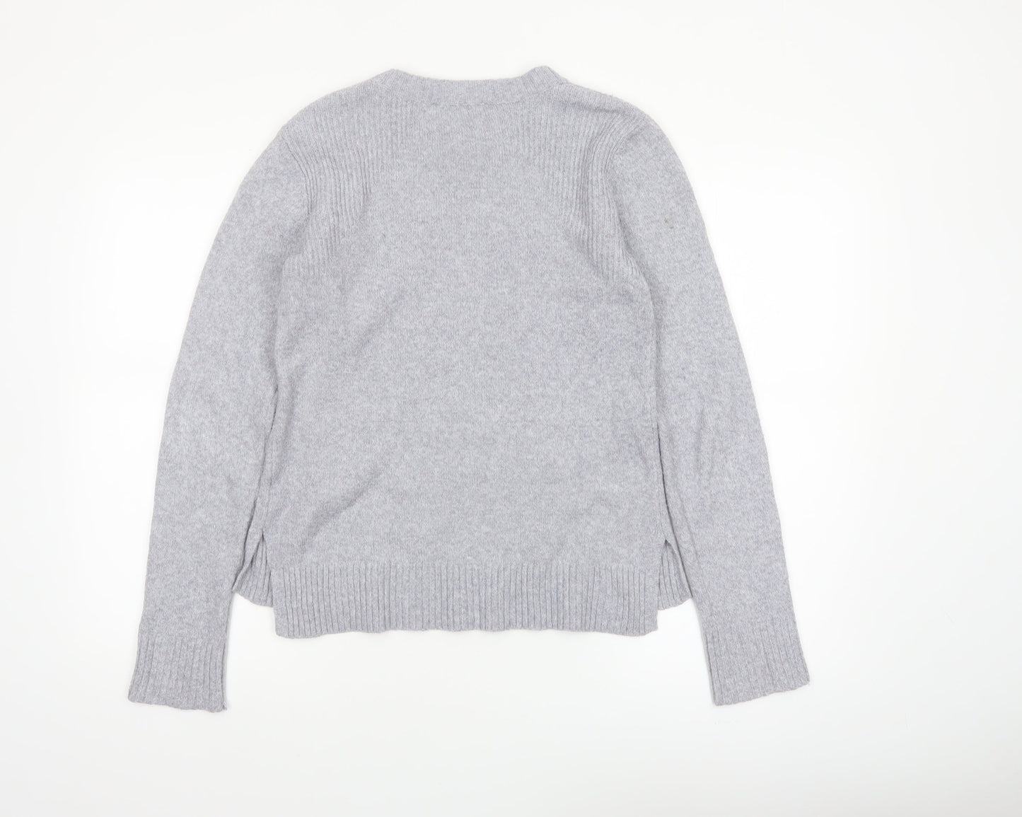 Oasis Women’s Grey Crew Neck Knit Jumper Size S