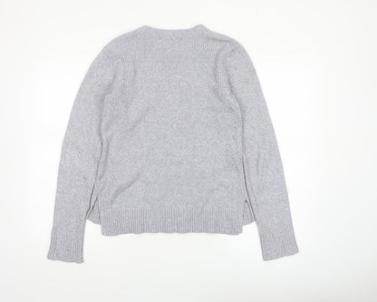Oasis Women’s Grey Crew Neck Knit Jumper Size S