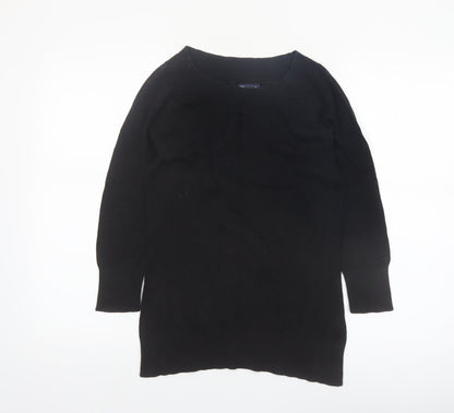 Gap Women’s Black Cotton Crew Neck Long Sleeve Jumper M