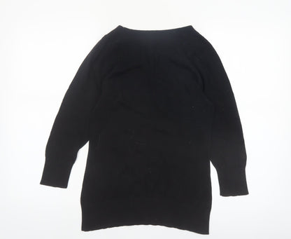 Gap Women’s Black Cotton Crew Neck Long Sleeve Jumper M