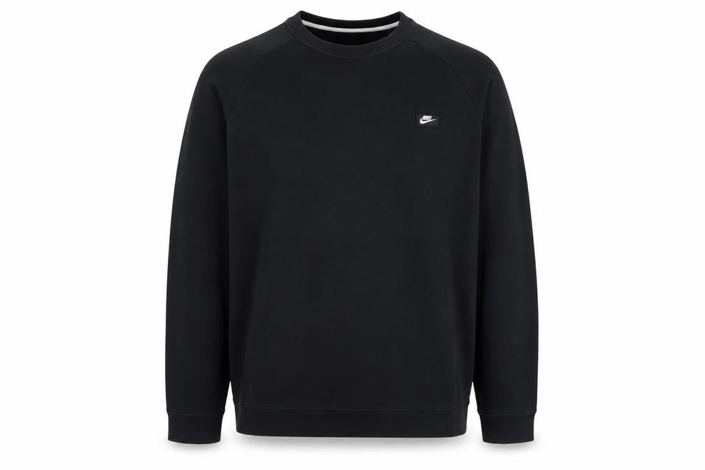 Nike Men's Black L Pullover Sweatshirt Crew Neck Regular Fit