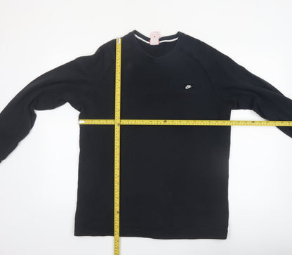 Nike Men's Black L Pullover Sweatshirt Crew Neck Regular Fit