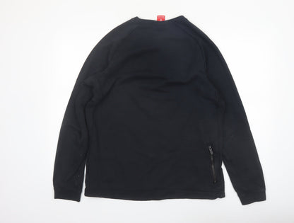Nike Men's Black L Pullover Sweatshirt Crew Neck Regular Fit