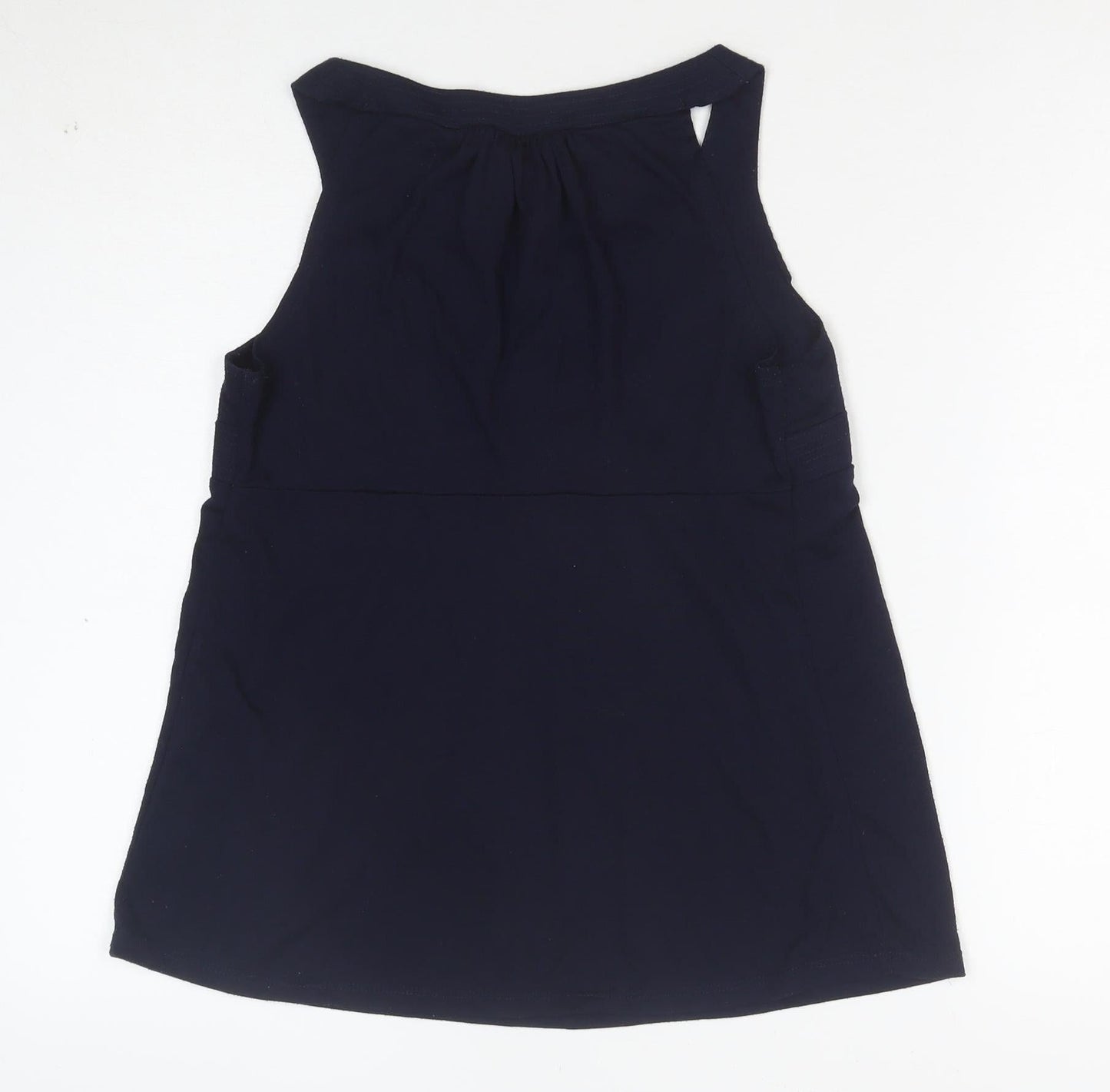 Topshop Women’s Tall Navy Blue Sleeveless Tank Top Size 10