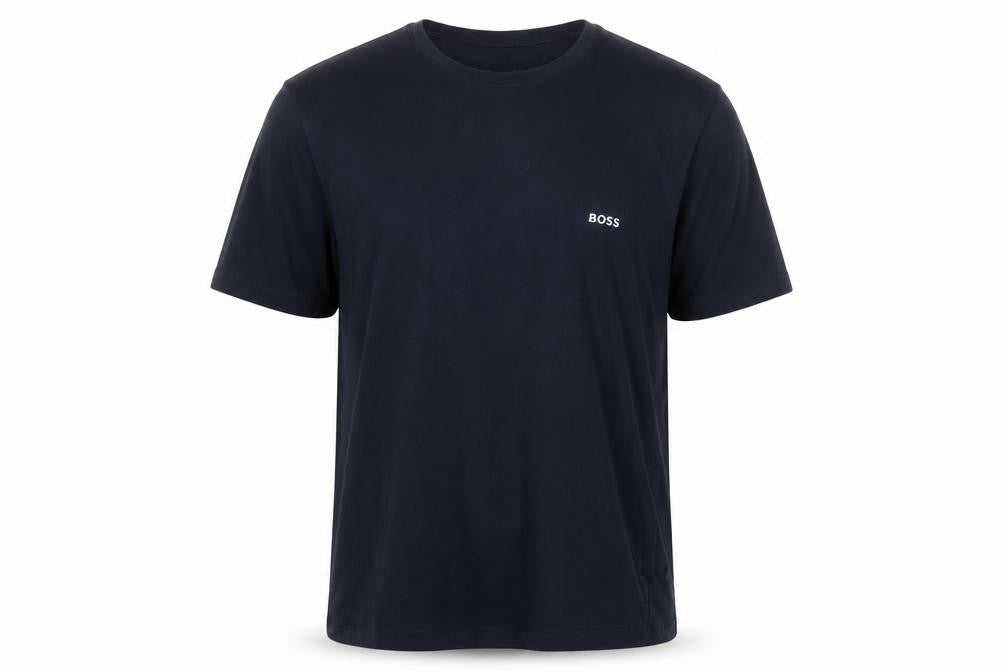 BOSS Men's Blue XL Cotton Crew Neck Short Sleeve T-Shirt
