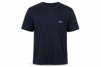 BOSS Men's Blue XL Cotton Crew Neck Short Sleeve T-Shirt