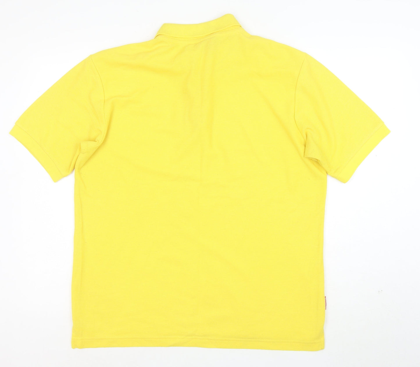 Slazenger Men's Yellow Short Sleeve Polo Shirt XL