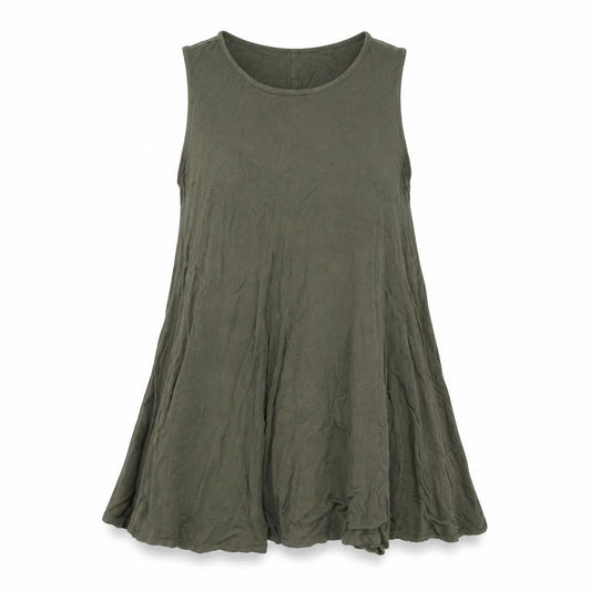 Forever 21 Women’s Green Sleeveless Jersey Tank Top Size S