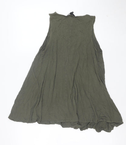 Forever 21 Women’s Green Sleeveless Jersey Tank Top Size S