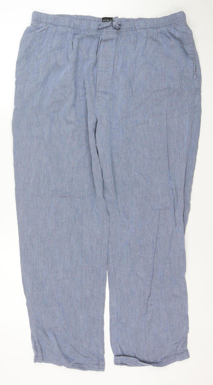 Autograph Women’s Blue Cotton Relaxed Trousers XL