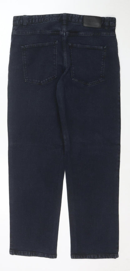TU Men's Blue Straight Leg Jeans 34W 30L Denim Stretch