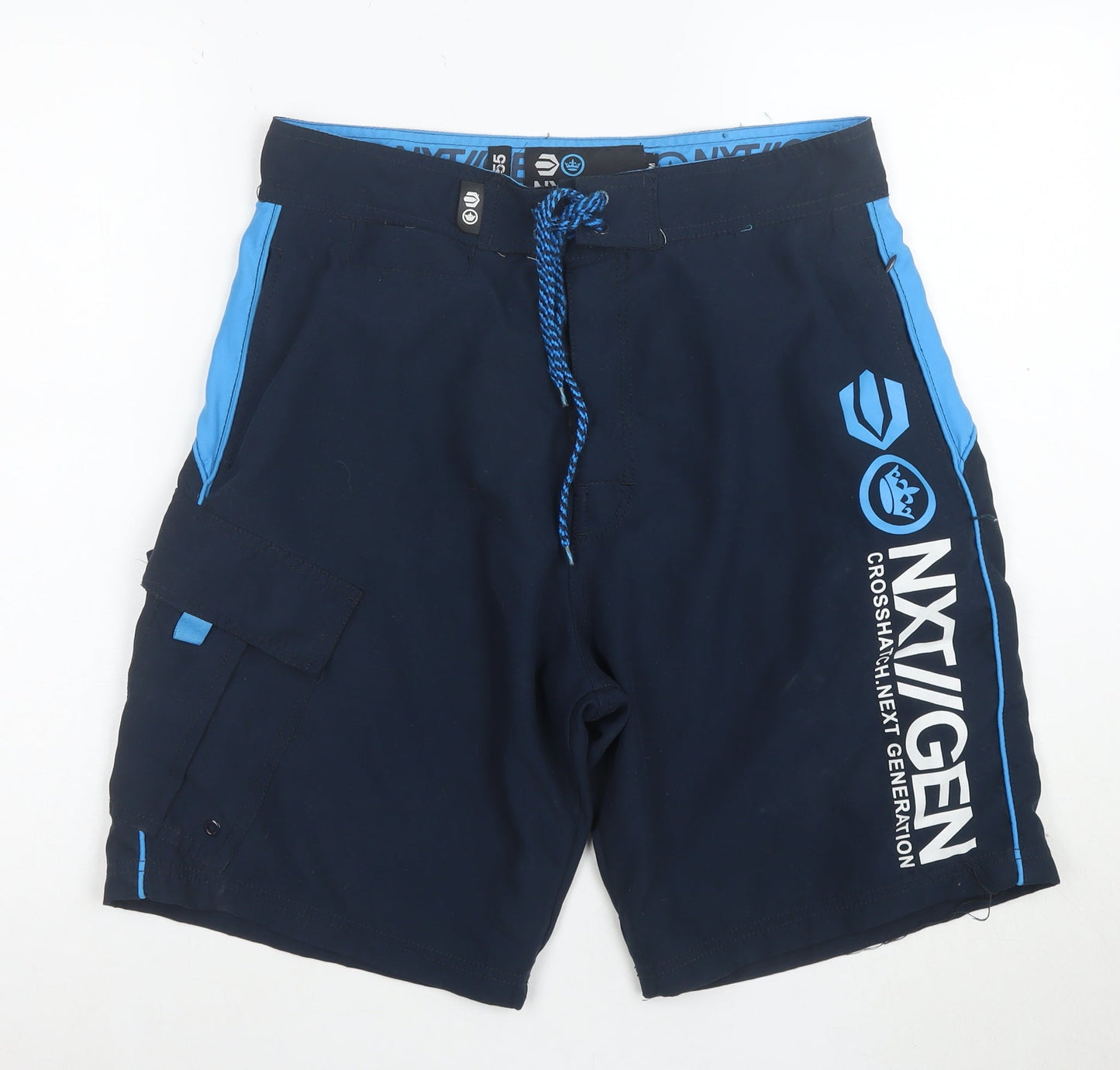 Crosshatch NXT GEN Men's Blue Swim Shorts Medium Board Shorts