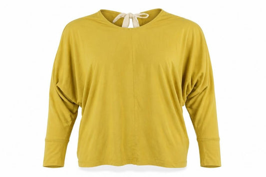 Reiss Women's Yellow Cotton Elastane Tunic Blouse Size S
