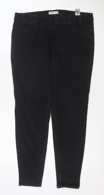 Marks and Spencer Women’s Black Jegging Jeans Size 16 Short Stretch Denim