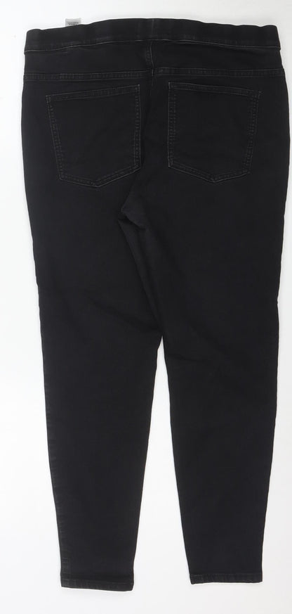 Marks and Spencer Women’s Black Jegging Jeans Size 16 Short Stretch Denim
