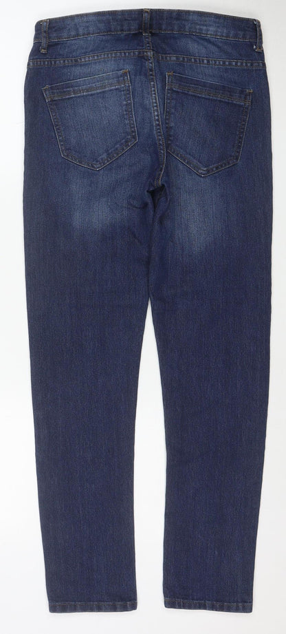 Denim Co. Women's Blue Skinny Jeans W30 L30 Cotton Blend