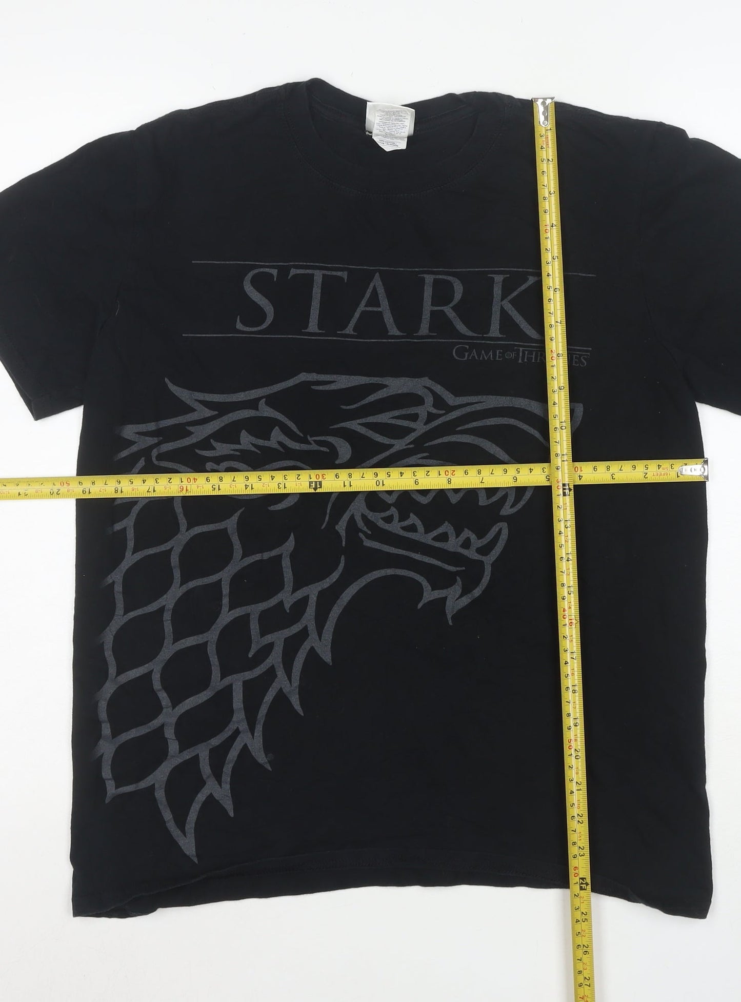 Game of Thrones Women's Black House Stark T-Shirt Size M