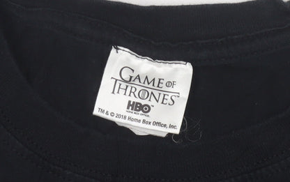 Game of Thrones Women's Black House Stark T-Shirt Size M