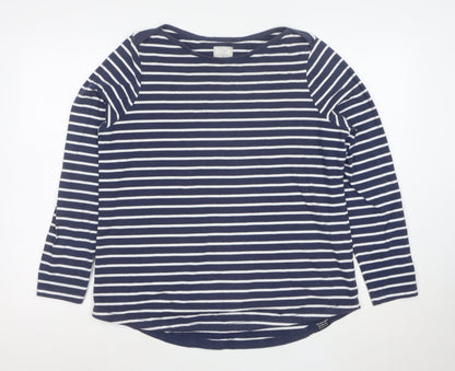 Fat Face Women’s Blue Striped Long Sleeve Breton T-Shirt Size 16