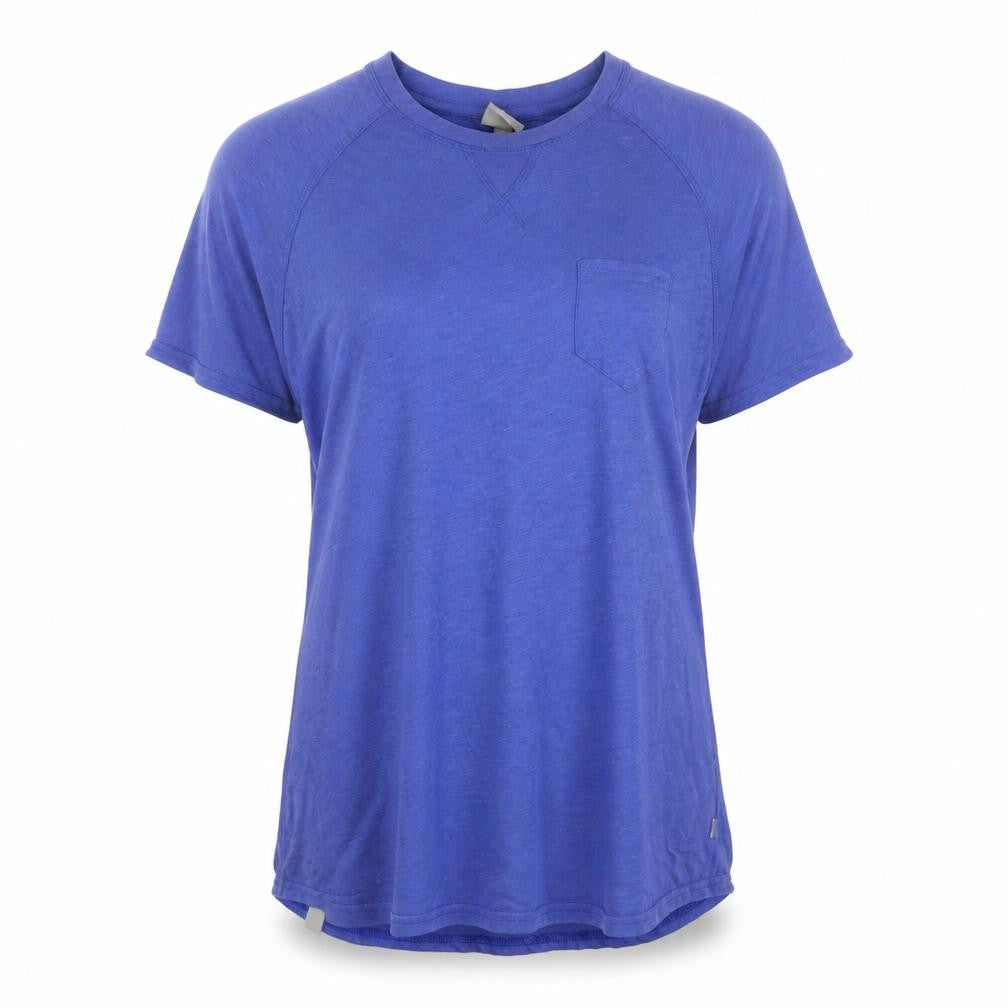 Bench Womens Blue Basic Short Sleeve Crew Neck T-Shirt M