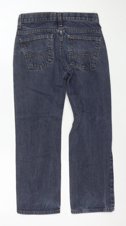 Arizona Jean Co. Womens Blue Straight Leg Denim Jeans Size 8 Regular