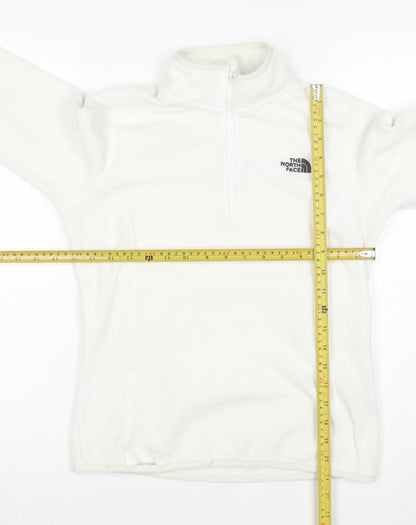 The North Face Women's White Fleece Pullover Sweatshirt S