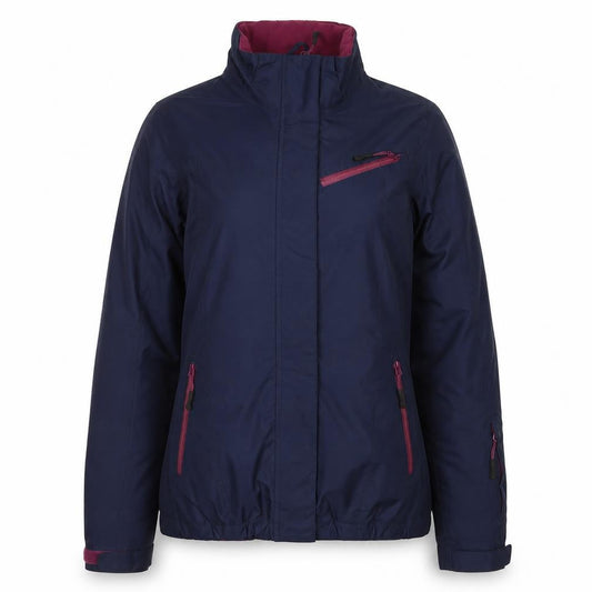 Crivit Womens Blue Waterproof Windproof Full Zip Jacket Size 8