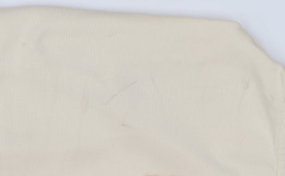 Marks and Spencer Women’s Beige Cotton Sleeveless Blouse Size 12