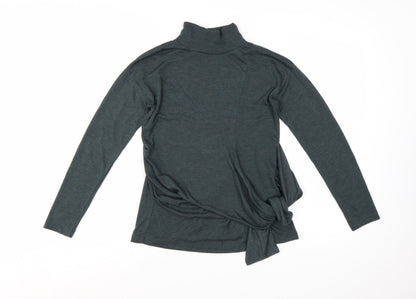Great Plains Women’s Grey Roll Neck Tie Pullover Jumper XS