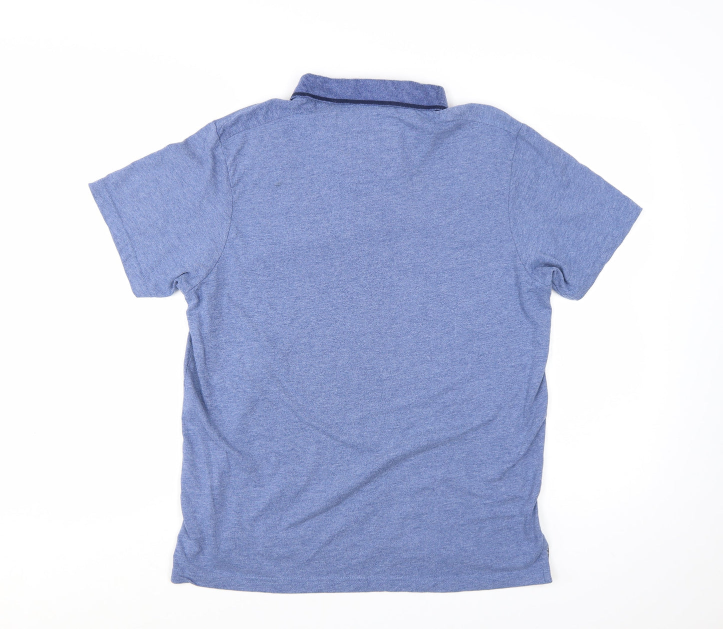 SoulCal & Co Mens Blue M Collared Short Sleeve Polo Shirt