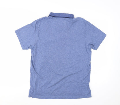SoulCal & Co Mens Blue M Collared Short Sleeve Polo Shirt