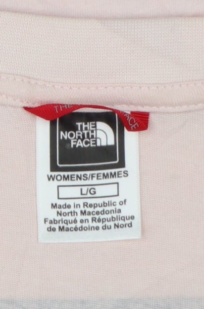 The North Face Pink Graphic Outdoor Men's L Cotton T-Shirt