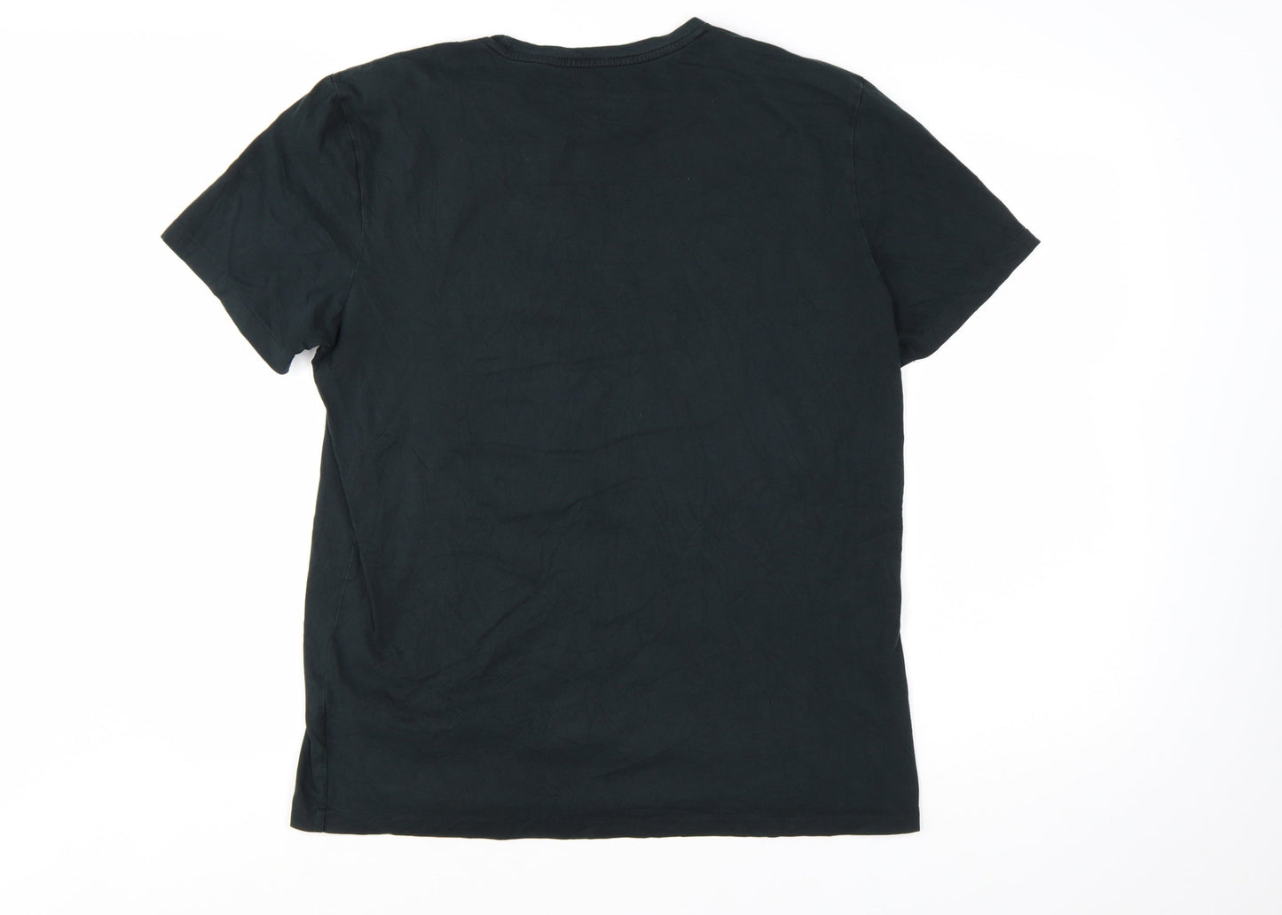 Polo Ralph Lauren Men's Black Large Custom Fit Cotton T-Shirt