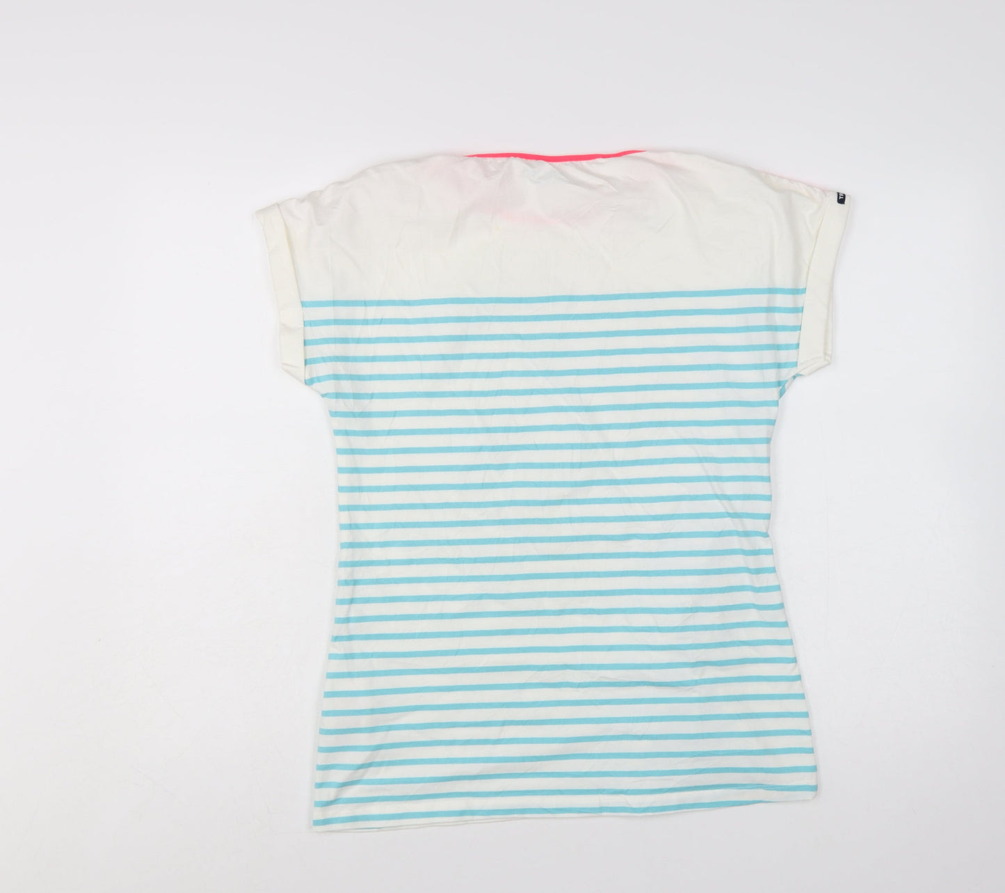 Tribord Womens Multicoloured M Nautical Stripe Boat Neck T-Shirt