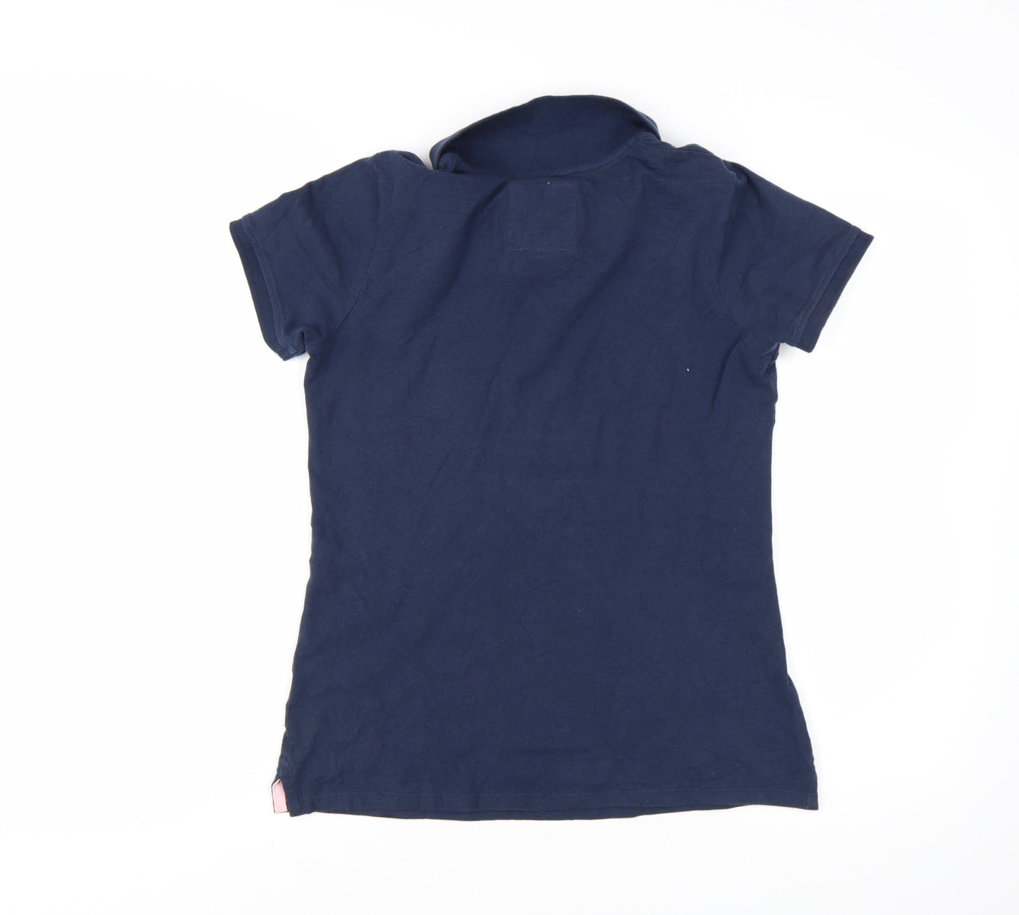 Crew Clothing Women’s Blue Polo Shirt Size 10 Cotton Classic Fit