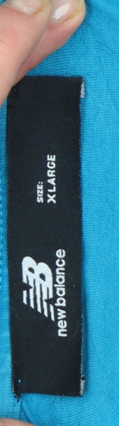 New Balance Men's Blue Graphic Print XL T-Shirt