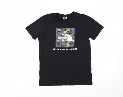 The North Face Boys Black XL Graphic Outdoor T-Shirt