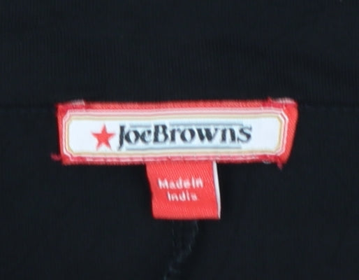 Joe Browns Womens Black Size 20 Long Sleeve Wrap Dress