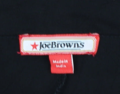 Joe Browns Womens Black Size 20 Long Sleeve Wrap Dress