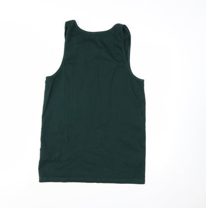 Carhartt WIP Men's Green Sleeveless Cotton Tank Top Size S