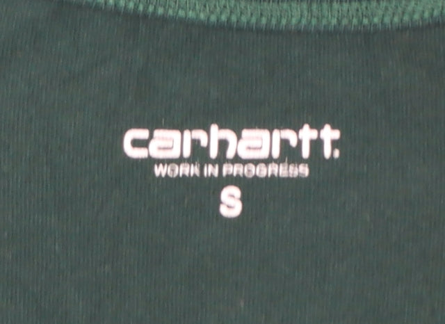 Carhartt WIP Men's Green Sleeveless Cotton Tank Top Size S