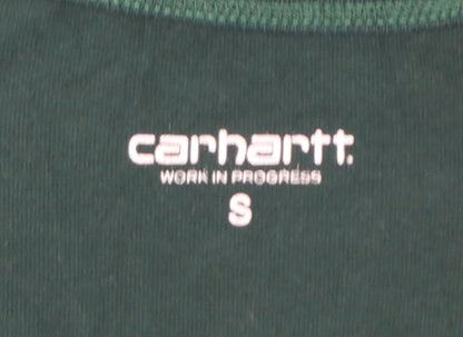Carhartt WIP Men's Green Sleeveless Cotton Tank Top Size S