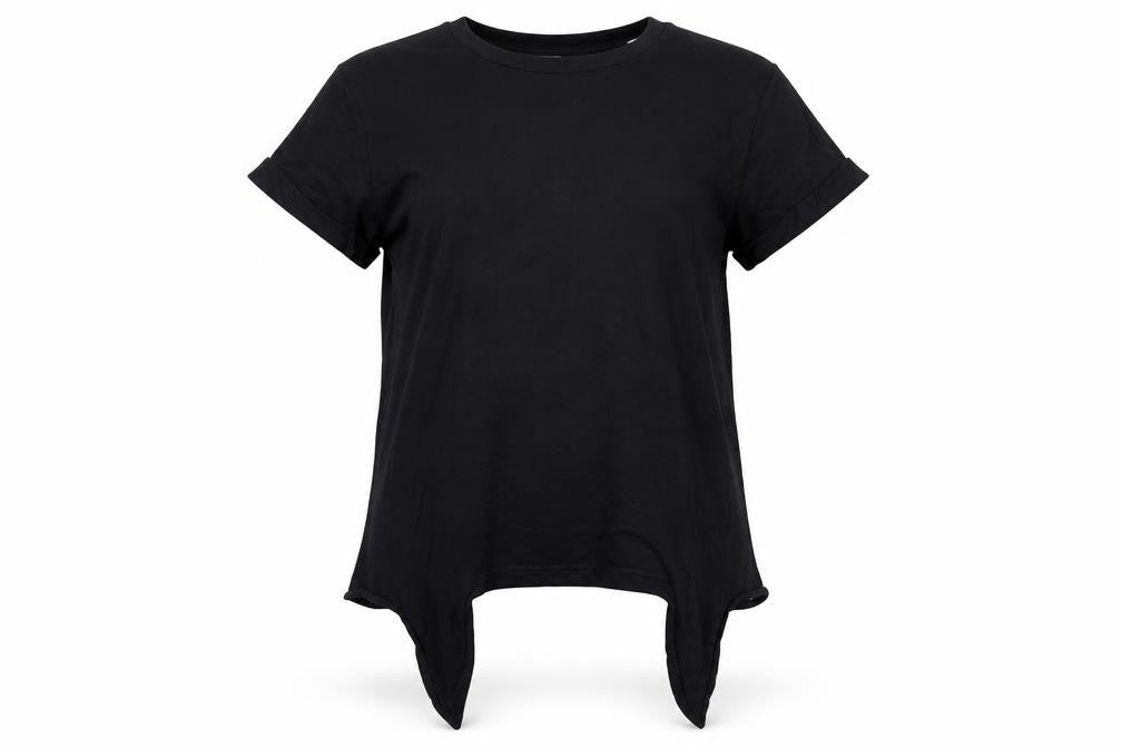 Jack Wills Women’s Black Size 6 Viscose Short Sleeve T-Shirt