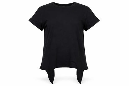Jack Wills Women’s Black Size 6 Viscose Short Sleeve T-Shirt