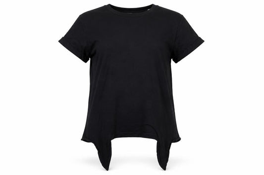Jack Wills Women’s Black Size 6 Viscose Short Sleeve T-Shirt