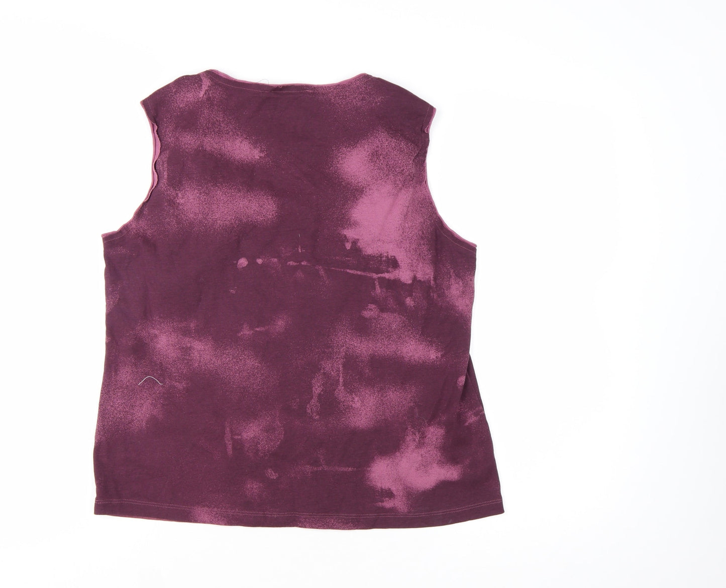 Principles Women's Purple Floral Cotton Sleeveless Camisole Top Size 18