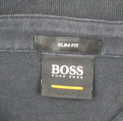 Hugo Boss Men’s Black Slim Fit Polo Shirt XXL Cotton Elastane