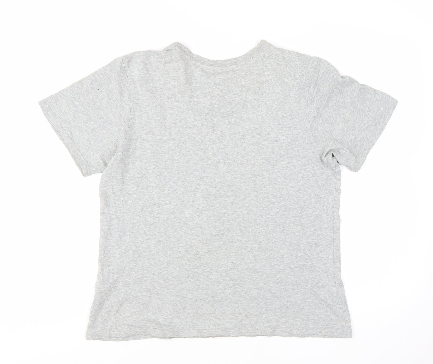 Calvin Klein Women Grey Basic Cotton Short Sleeve T-Shirt M